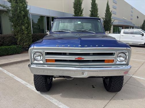Blue 1968 Chevrolet C10/K10 Custom Rotisserie Restomod