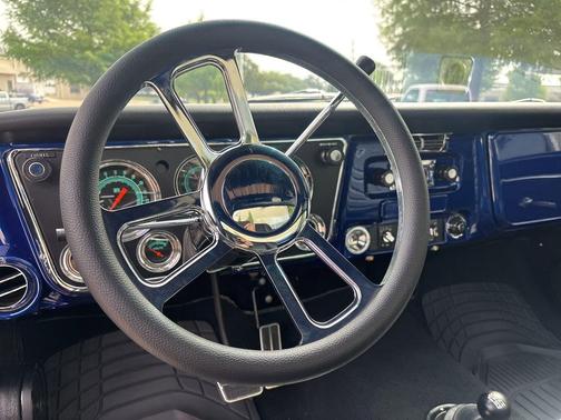 Blue 1968 Chevrolet C10/K10 Custom Rotisserie Restomod