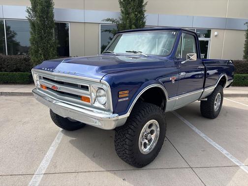 Blue 1968 Chevrolet C10/K10 Custom Rotisserie Restomod