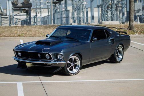 Red 1969 Ford Mustang Boss 429