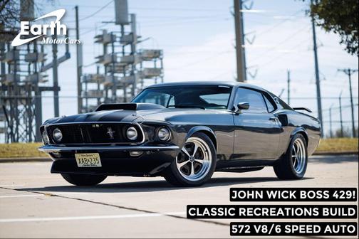 Red 1969 Ford Mustang Boss 429