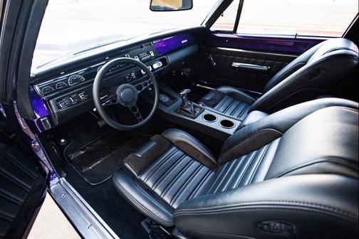 Violet 1968 Plymouth Roadrunner Hellcat Restomod