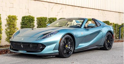 Celeste Metallic 2023 Ferrari 812 GTS Historical Color HUGE MSRP!