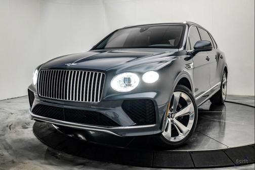 Neptune Metallic 2023 Bentley Bentayga Contrast Stitching & Piping 22' Polished Wheels