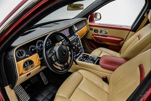 Magma Red 2019 Rolls-Royce Cullinan Rare Magma Red Picnic Tables Rear Theater Configuration