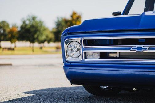 Elkhart Lake Blue 1968 Chevrolet C10/K10 LS Custom Monster Build