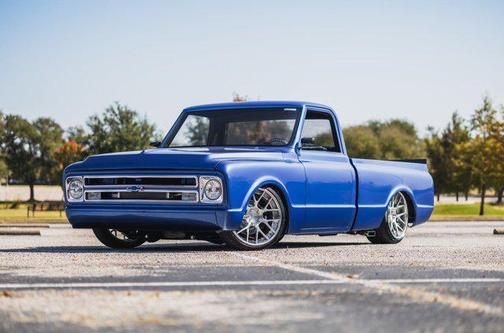 Elkhart Lake Blue 1968 Chevrolet C10/K10 LS Custom Monster Build