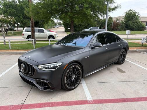 Black 2025 Mercedes-Benz AMG S 63 E 4MATIC