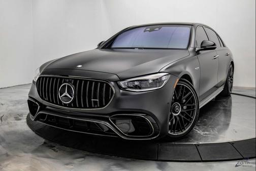 Black 2025 Mercedes-Benz AMG S 63 E 4MATIC