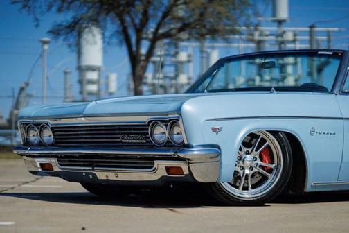 Blue 1966 Chevrolet Impala SS