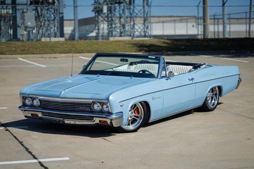 Blue 1966 Chevrolet Impala SS