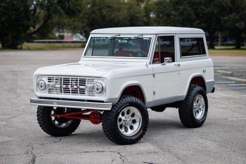 White 1970 Ford Bronco 5.0L Coyote Custom