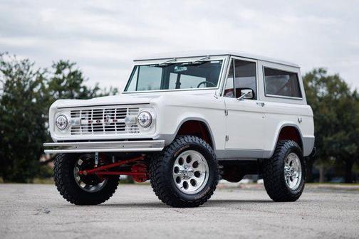 White 1970 Ford Bronco 5.0L Coyote Custom
