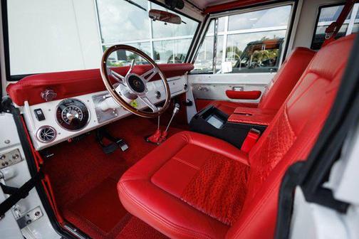 White 1970 Ford Bronco 5.0L Coyote Custom
