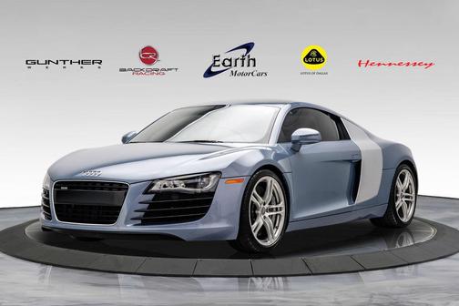 Jet Blue Metallic/Ice Silver 2012 Audi R8 4.2 quattro