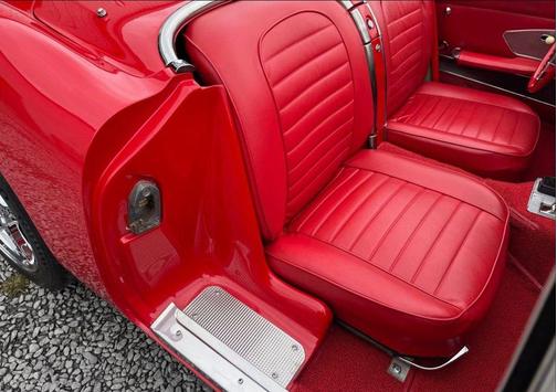 Red 1959 Chevrolet Corvette Convertible
