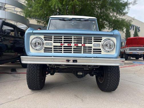 Blue 1968 Ford Bronco Custom Restomod