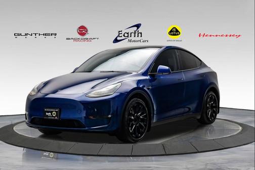 Deep Blue Metallic 2021 Tesla Model Y Long Range Dual Motor All-Wheel Drive