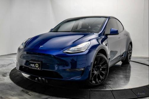 Deep Blue Metallic 2021 Tesla Model Y Long Range Dual Motor All-Wheel Drive