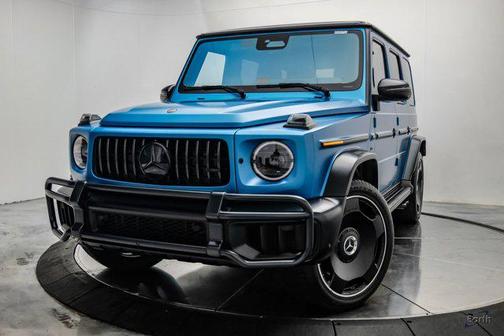 MANUFAKTUR Hyper Blue Magno 2025 Mercedes-Benz AMG G 63 G 63 AMG 4MATIC Rare Hyper Blue Magno