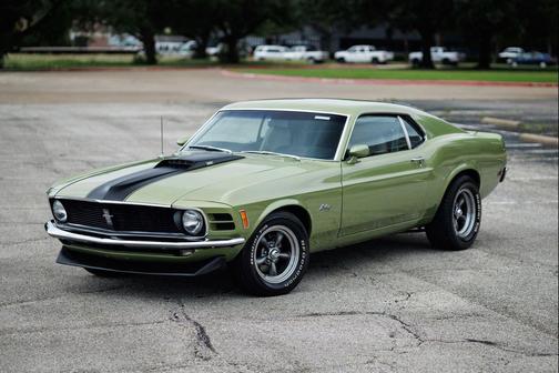 Green 1970 Ford Mustang Mach 1