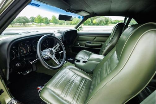 Green 1970 Ford Mustang Mach 1