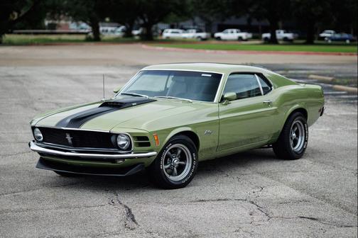 Green 1970 Ford Mustang Mach 1