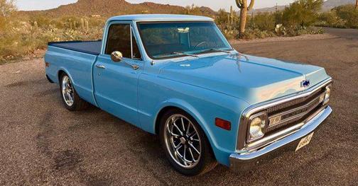 Blue 1969 Chevrolet C10/K10 BluePrint 383 Restomod!