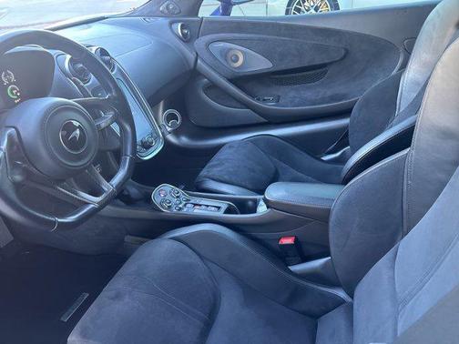 2019 McLaren 600LT Rare MSO Mauvine Blue Tons of Carbon Luxury Pack Nose Lift