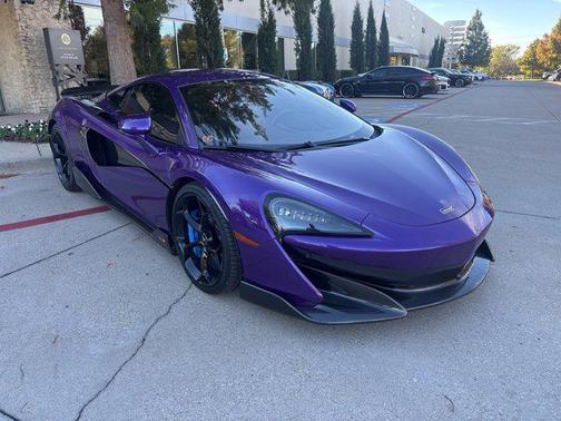 2019 McLaren 600LT Rare MSO Mauvine Blue Tons of Carbon Luxury Pack Nose Lift