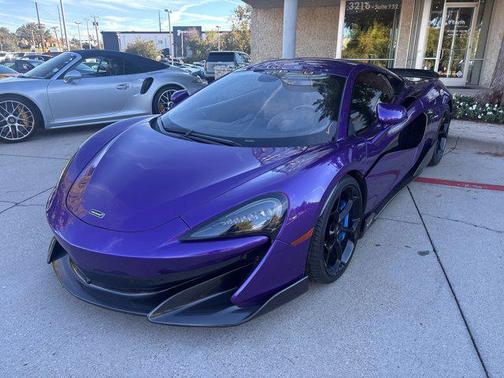 2019 McLaren 600LT Rare MSO Mauvine Blue Tons of Carbon Luxury Pack Nose Lift