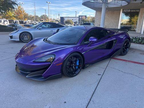 2019 McLaren 600LT Rare MSO Mauvine Blue Tons of Carbon Luxury Pack Nose Lift