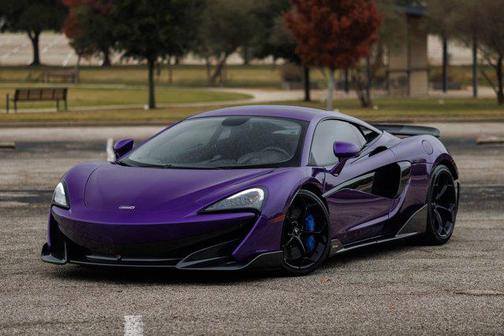 2019 McLaren 600LT Rare MSO Mauvine Blue Tons of Carbon Luxury Pack Nose Lift