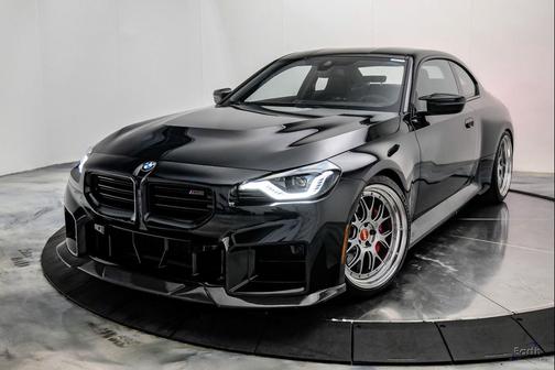 Black Sapphire Metallic 2025 BMW M2 Carbon Package Carbon Fiber Exhaust Tips Live Cock