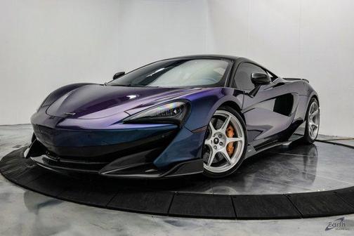 Black 2019 McLaren 600LT Coupe