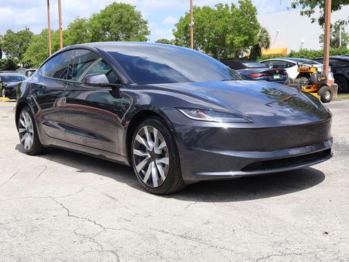 Stealth Grey 2025 Tesla Model 3 Long Range