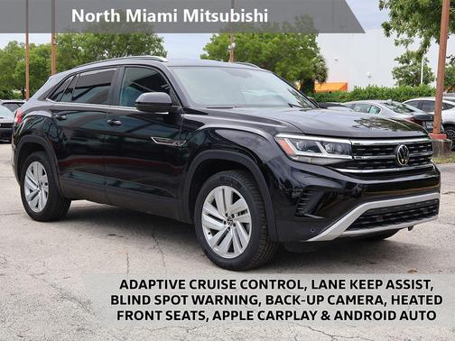Deep Black 2023 Volkswagen Atlas Cross Sport 2.0T SE w/Technology