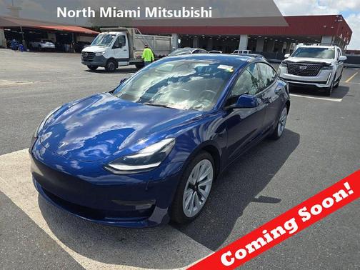 Deep Blue Metallic 2022 Tesla Model 3 Standard Range