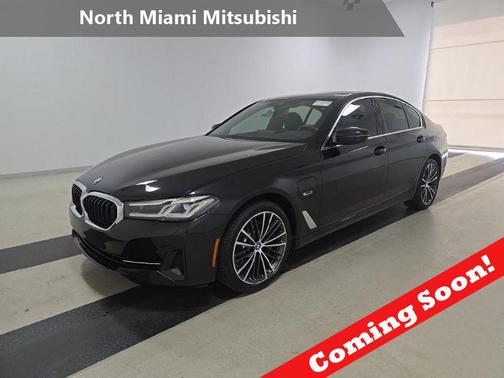 Black Sapphire Metallic 2023 BMW 530e Base