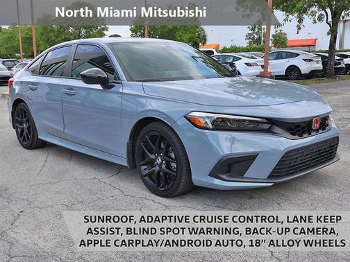 Sonic Gray Pearl 2024 Honda Civic Si Base
