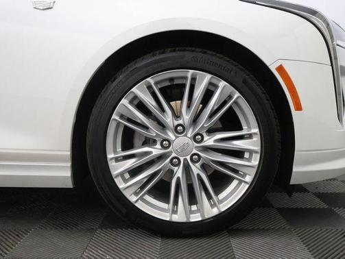 Crystal White Tri-Coat 2023 Cadillac CT4 Premium Luxury