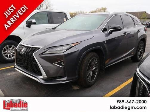 Gray 2016 Lexus RX 350 F Sport