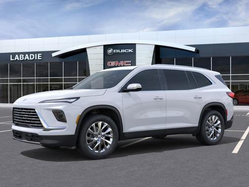 White Tri-Coat 2026 Buick Enclave Preferred