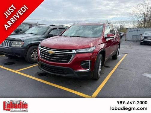 Radiant Red 2023 Chevrolet Traverse LT Cloth