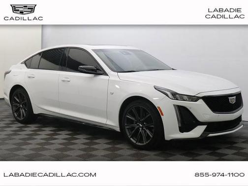 Summit White 2024 Cadillac CT5 Sport AWD