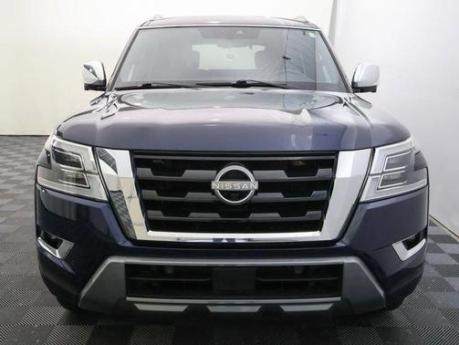 Blue 2023 Nissan Armada Platinum