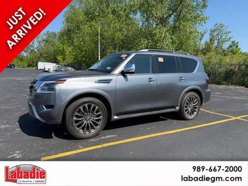 Gray 2023 Nissan Armada Platinum