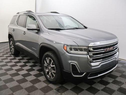 Satin Steel Metallic 2022 GMC Acadia SLE