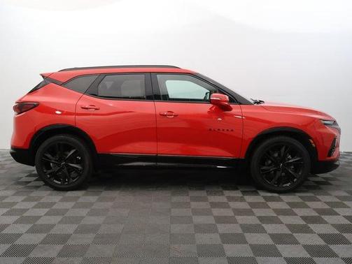Red 2021 Chevrolet Blazer RS
