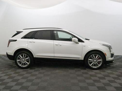 Crystal White Tri-Coat 2023 Cadillac XT5 Sport